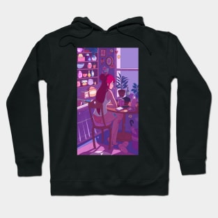 Lofi kitchen (night time) Hoodie